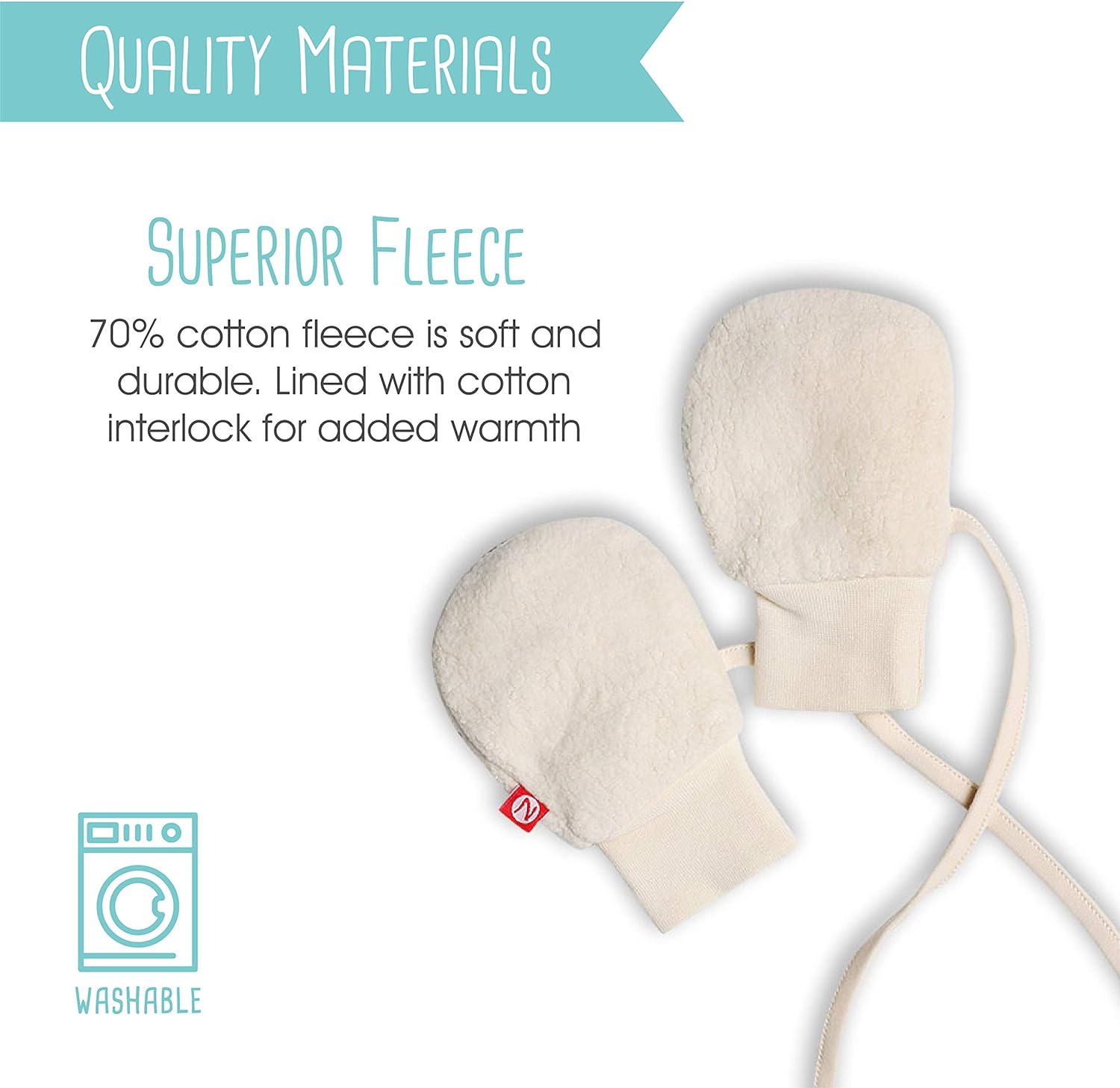 Zutano Baby Boys' Fleece Mittens - Image 7